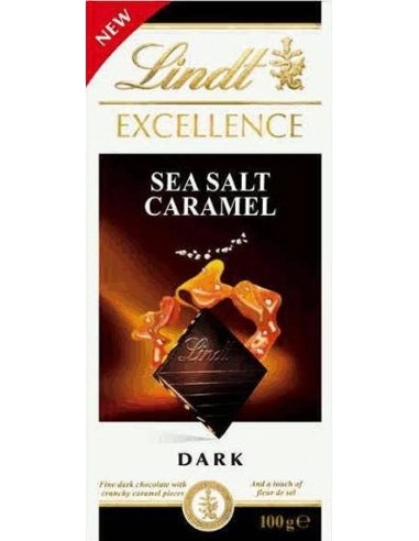 Lindt Excel Sea Salt Caramel 100gm x 20