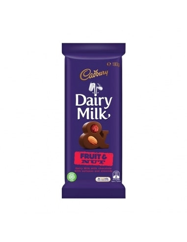 Cadbury Fruit N Nut 180g x 14