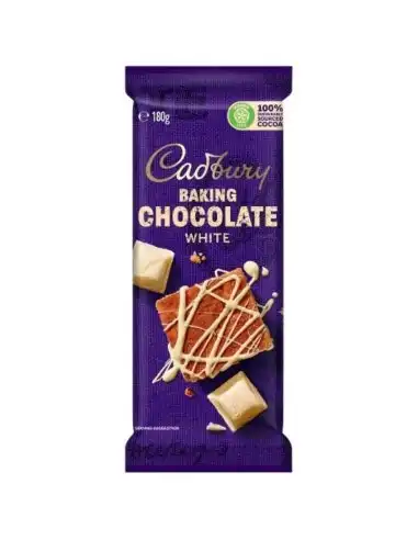 Cadbury White Baking Chocolate 180gm x 15