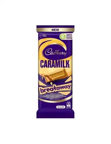 Cadbury Dairy Milk Caramilk Breakaway Block 180g x 13