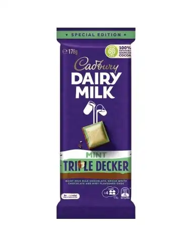 Cadbury Mint Triple Decker 178g x 16