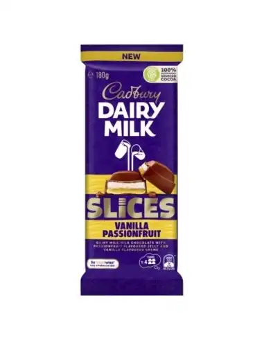 Cadbury Dairymilk Passionfruit Slice 180g x 15