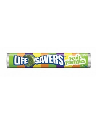 Wrigley Lifesavers Fruit Pastilles 34g x 24