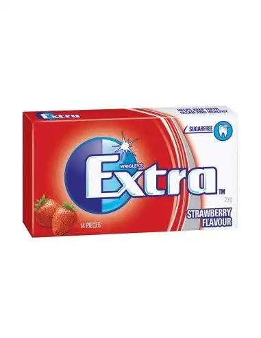 Wrigley Extra Strawberry Twin Pack x 24