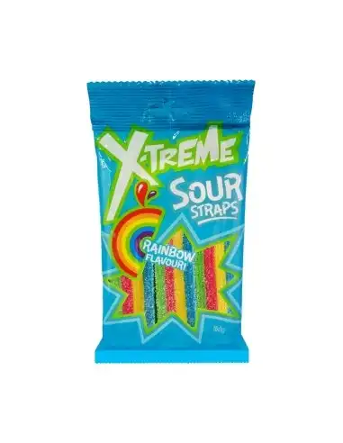 Xtreme Sour Rollz Rainbow 160g x 12