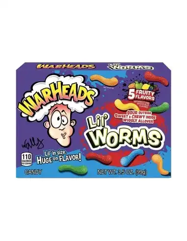 Warheads Lil Worms 99g x 12