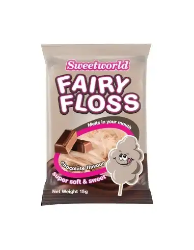 Sweetworld Fairy Floss Chocolate 15g x 18