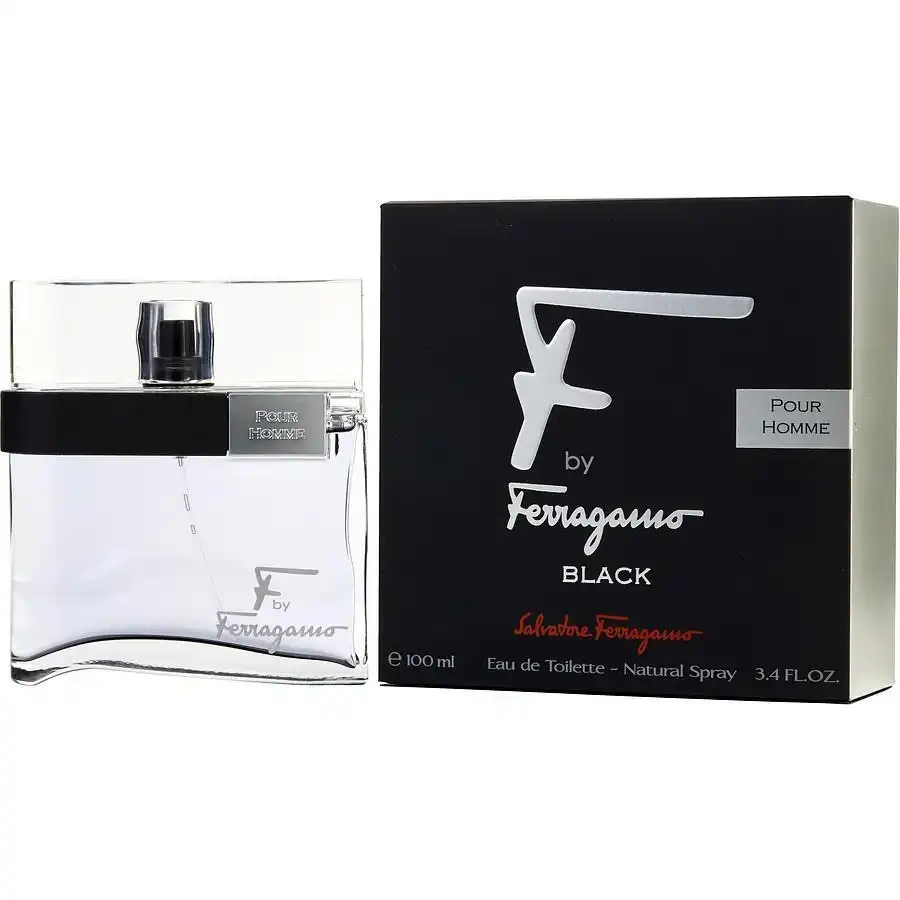 F by Ferragamo Black by Ferragamo EDT Spray 100ml