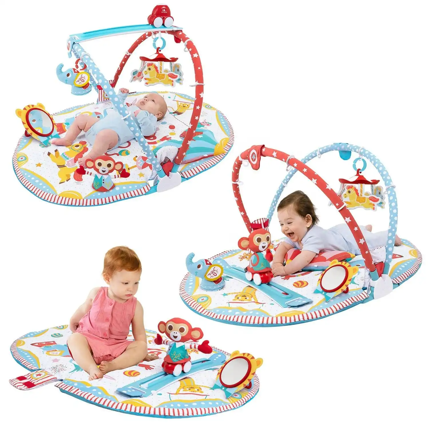 Yookidoo Gymotion Circus Playland Baby Play Mat Gym