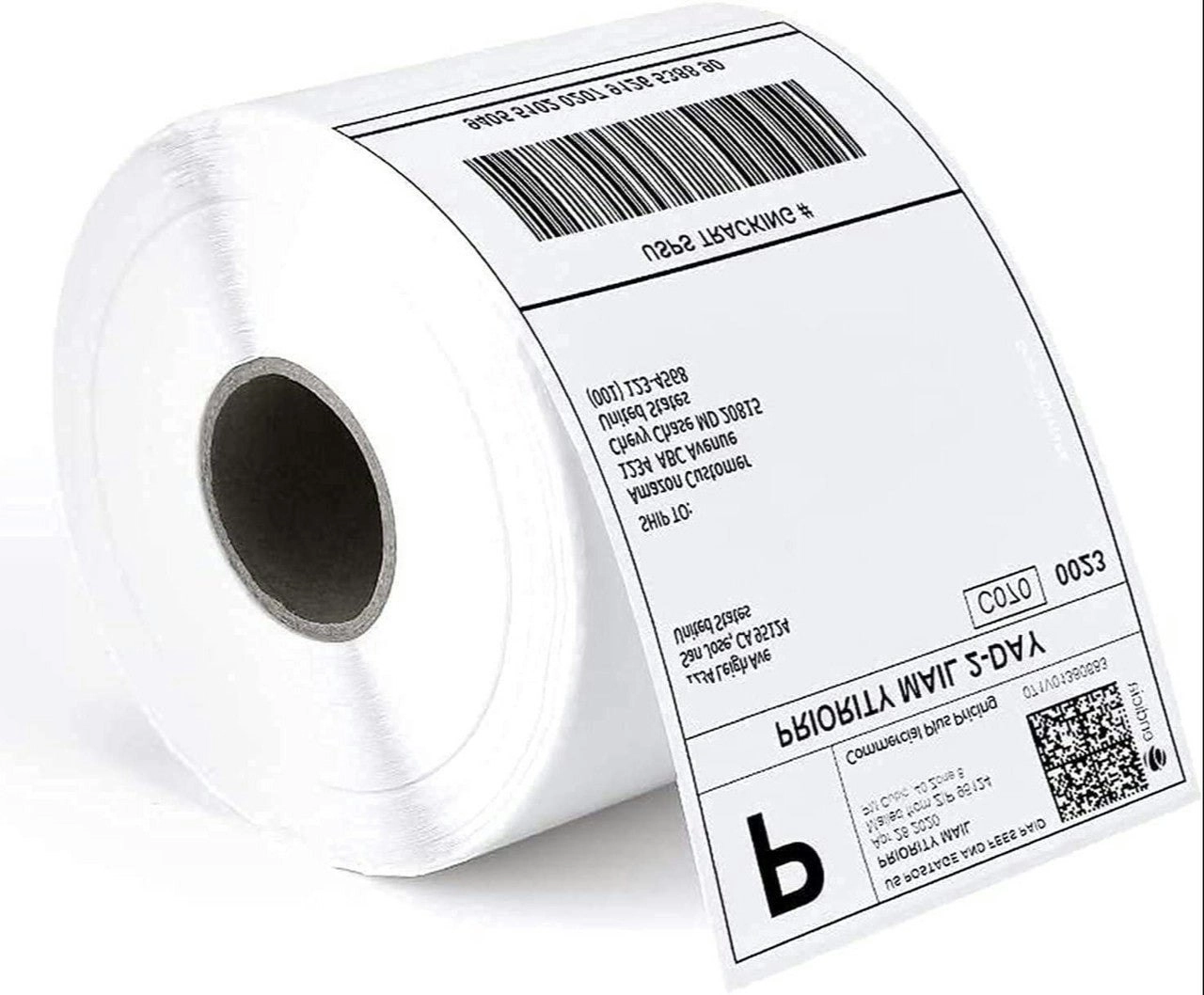 2000x Thermal Shipping Label 100 x 150mm 76mm Core 1000 Per Roll Zebra Printer