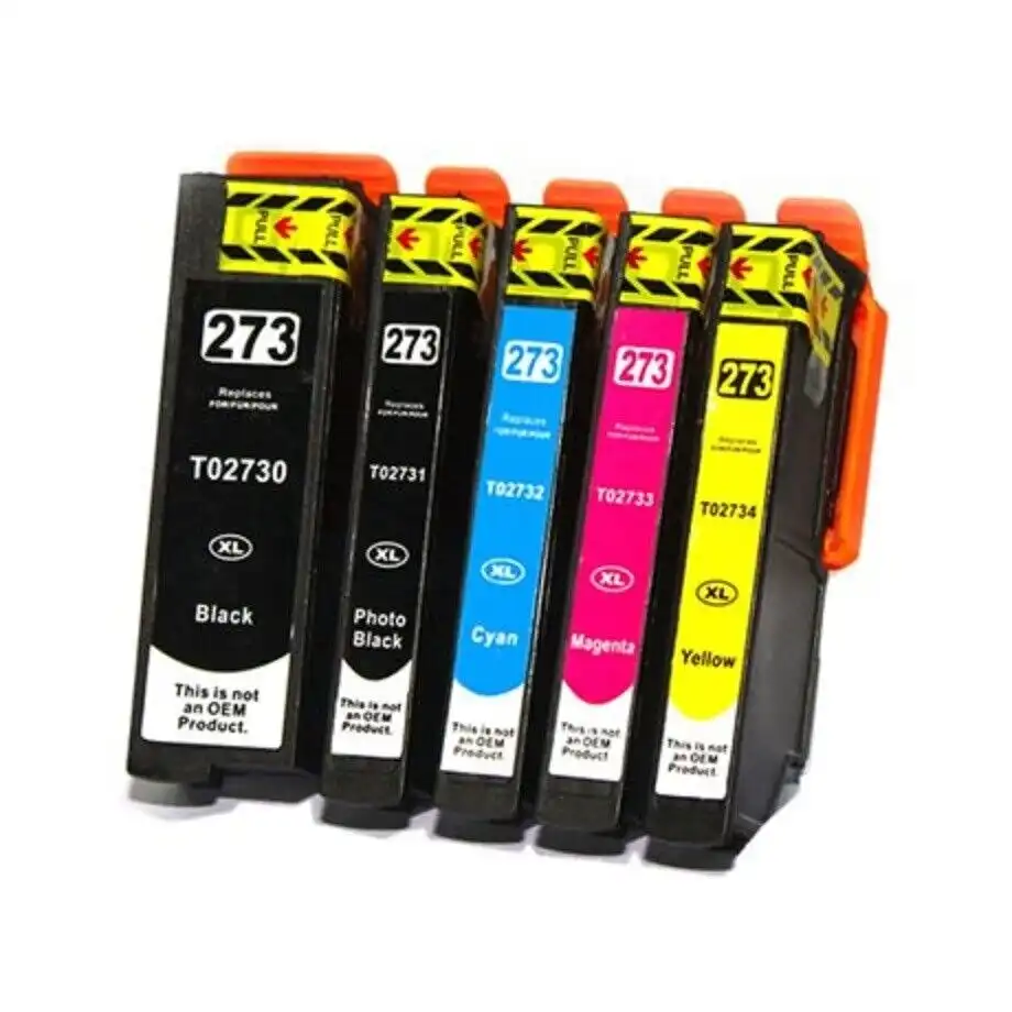 5x Generic Ink Cartridge 273XL 2730XL High Yield for Epson XP600 XP700 XP800