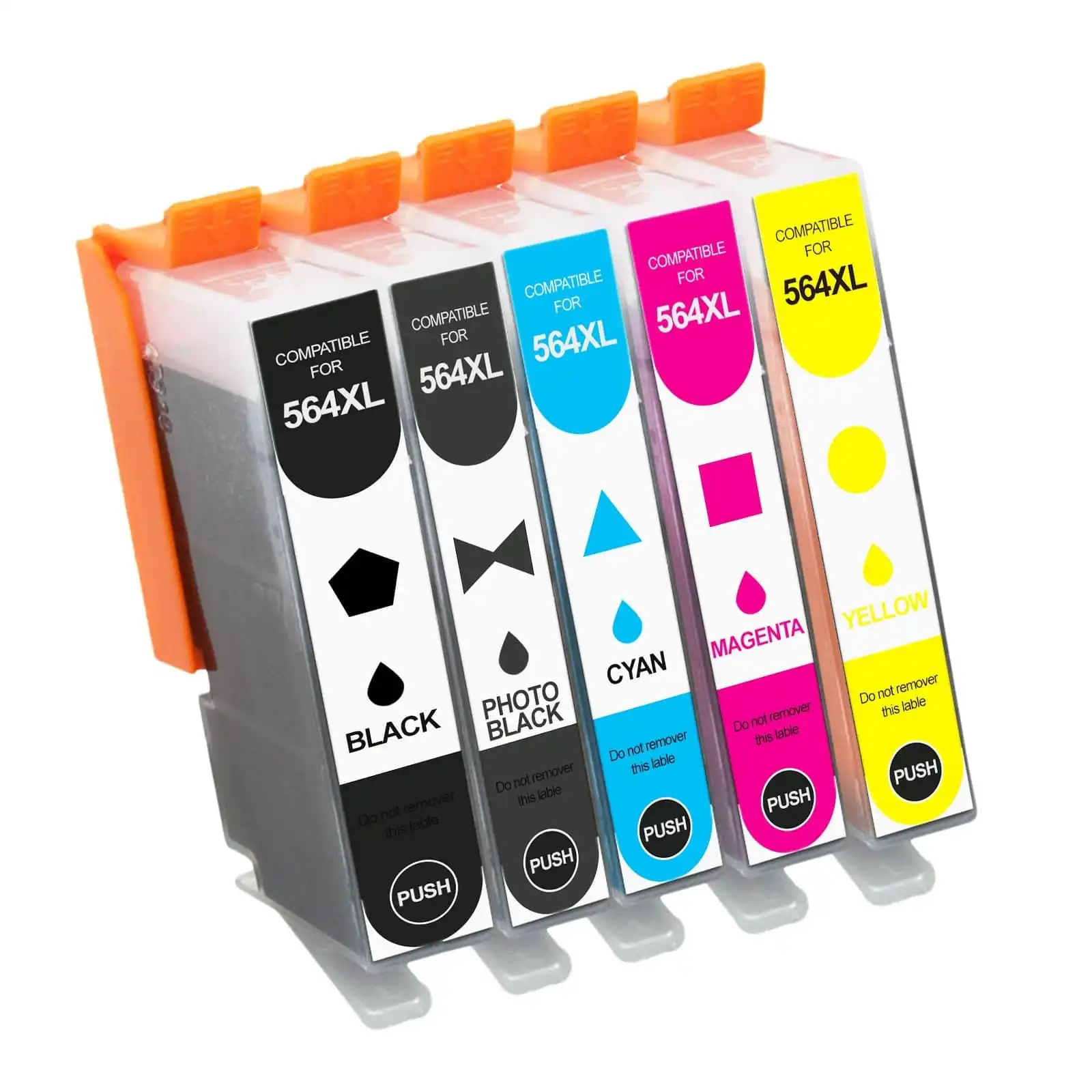 5x 564xl Hp564xl Ink Cartridges For Hp Photosmart 5520 6520 3520 7520 4620 3070