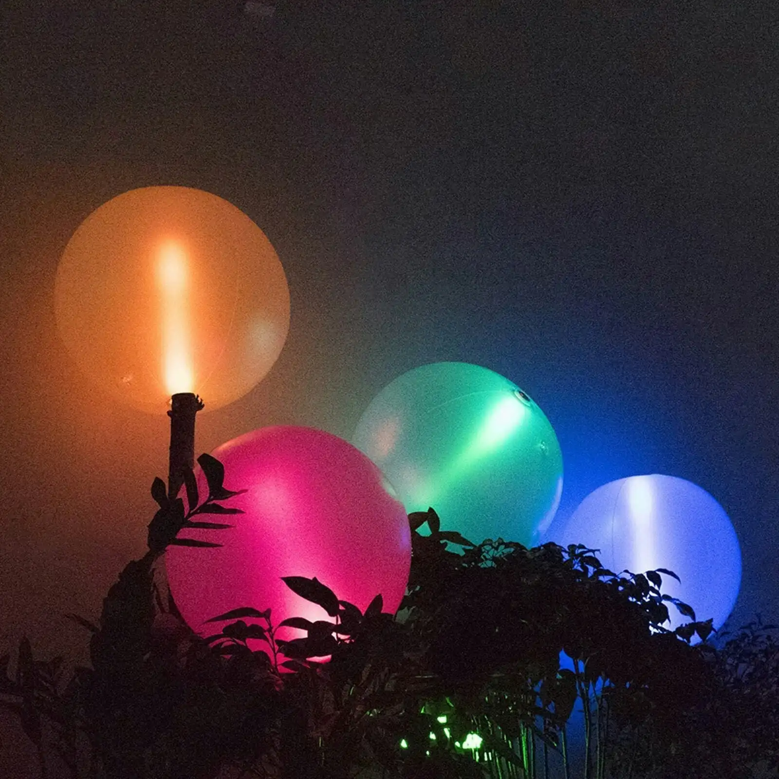 5 Pack Glow Beach Ball Glow Sticks Balls Party Glow in the dark Toys 30cm