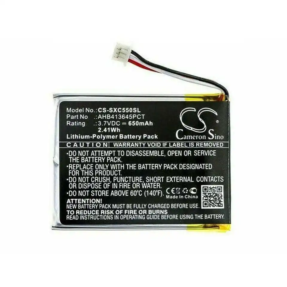 Replacement Battery for Sennheiser PXC550 Wireless Headphone, Part AHB413645PCT