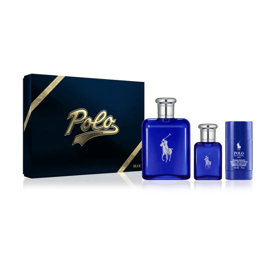 Ralph Lauren Polo Blue EDT 125ml 3 Piece Set