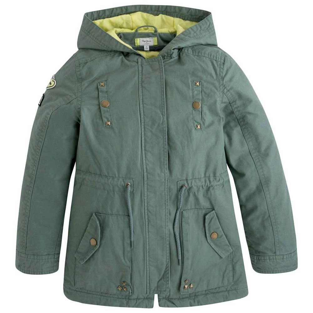 Pepe Kids Pepe Jeans Teen Girls Jazz Jr Coat Leaf Green