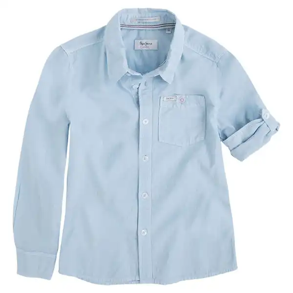 Pepe Kids Pepe Jeans Boys Moe Jr Shirt Fade Blue