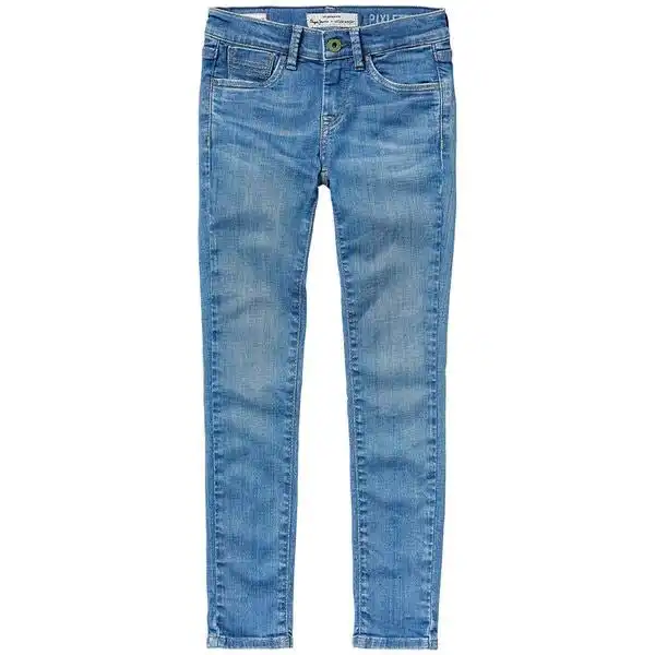 Pepe Kids Pepe Jeans Girls Pixlette Skinny Jeans Medium Blue