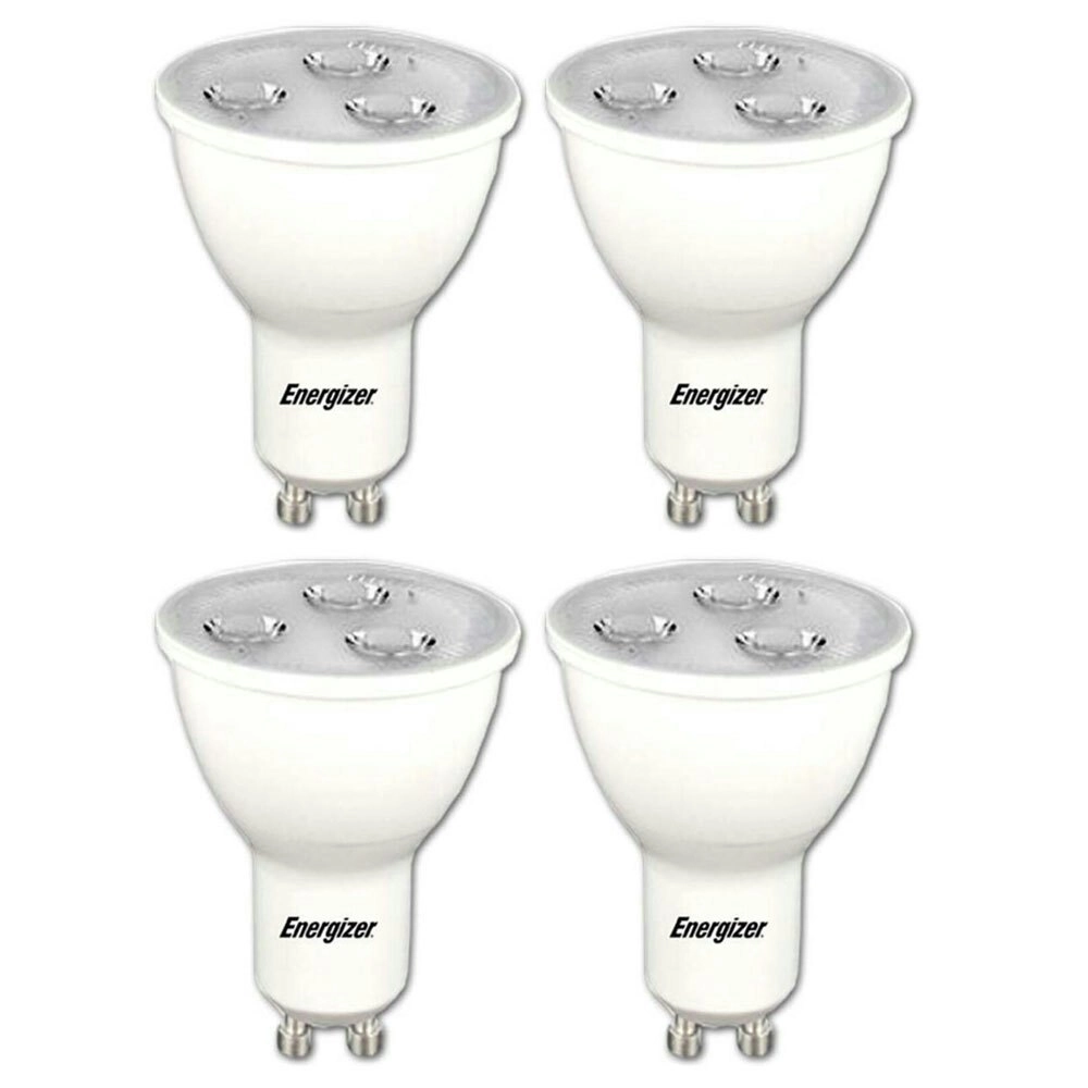 4x Energizer LED GU10 3.4w 220V Warm White Downlight Spot Light Bulb Lamp Bulb