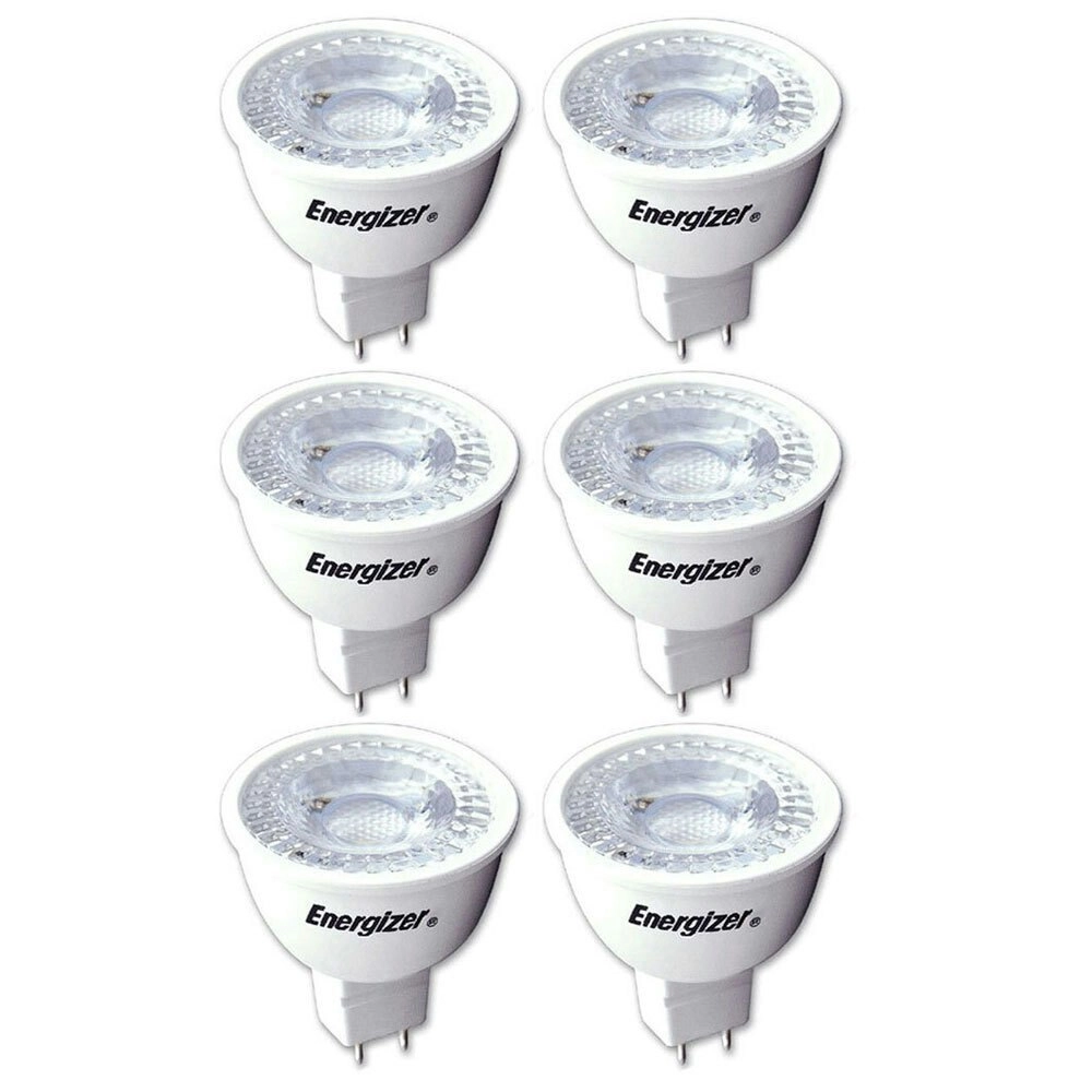 6pc Energizer LED GU5.3/MR16 5W/350LM Warm White Light Bulb/Lightbulb 35W