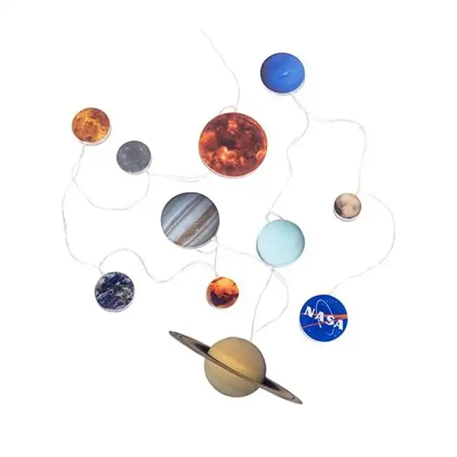 Fizz Creations NASA Solar System String Lights Home/Room Decorative Display