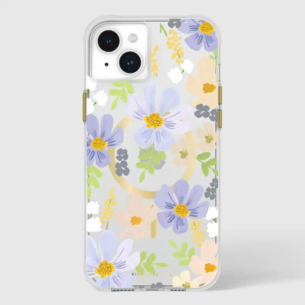 Case-Mate Rifle Paper MagSafe Case iPhone 15 Plus - Pastel Marguerite