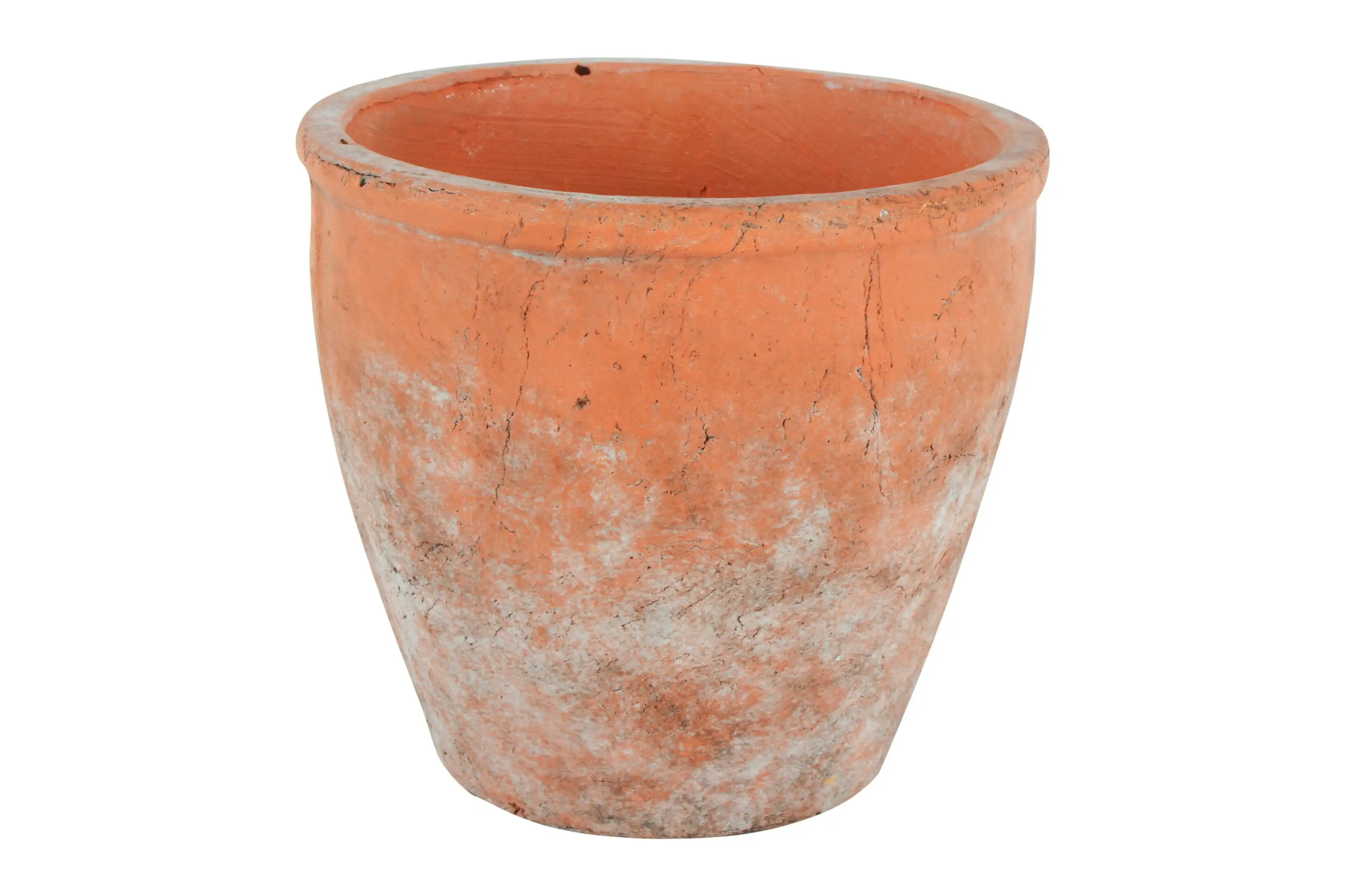 Sersi Antiqued Face Concrete Pot Terracotta 20 x 20 x 19 cm