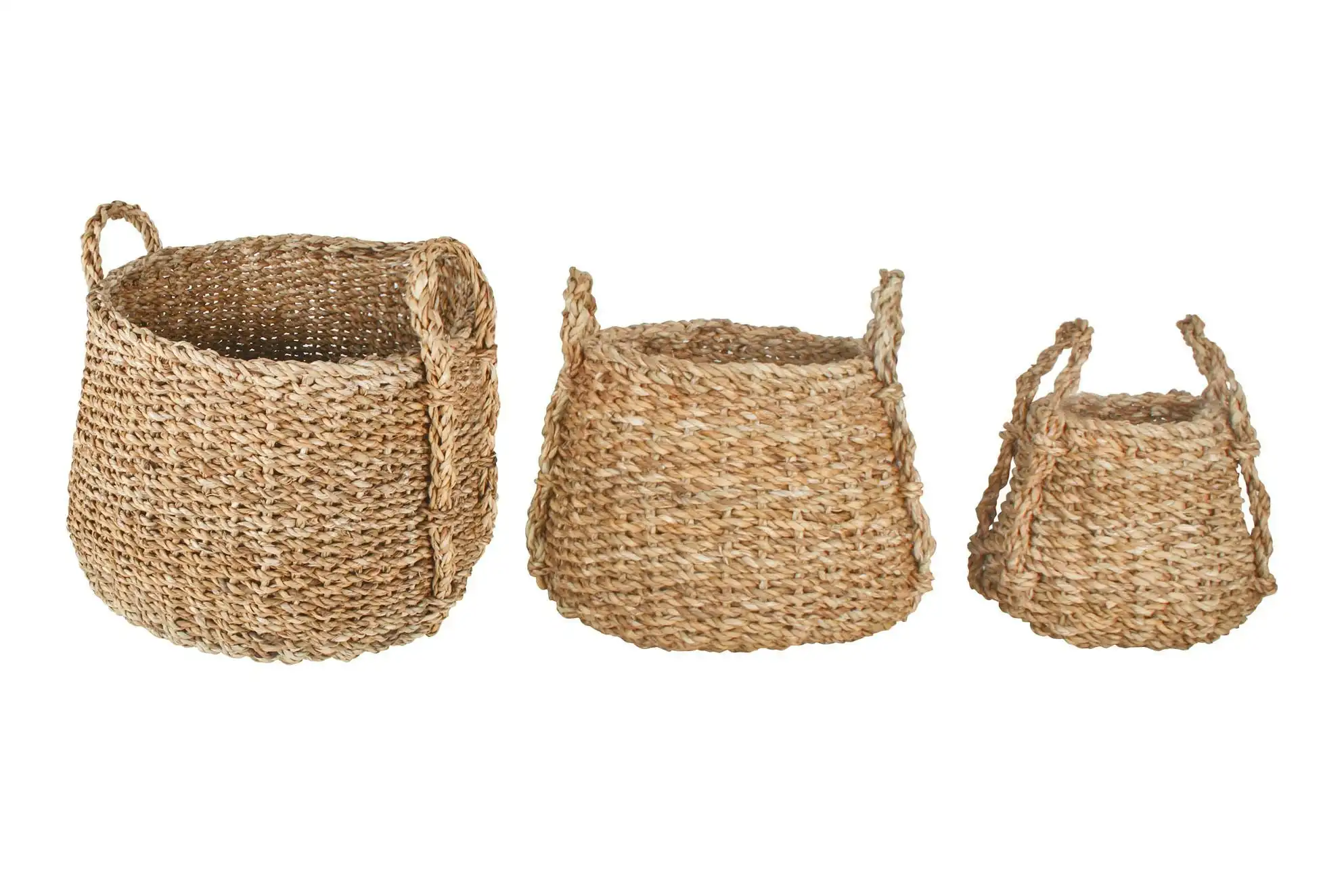 Denmark Set Of 3 Seagrass Dim Jhuri Design