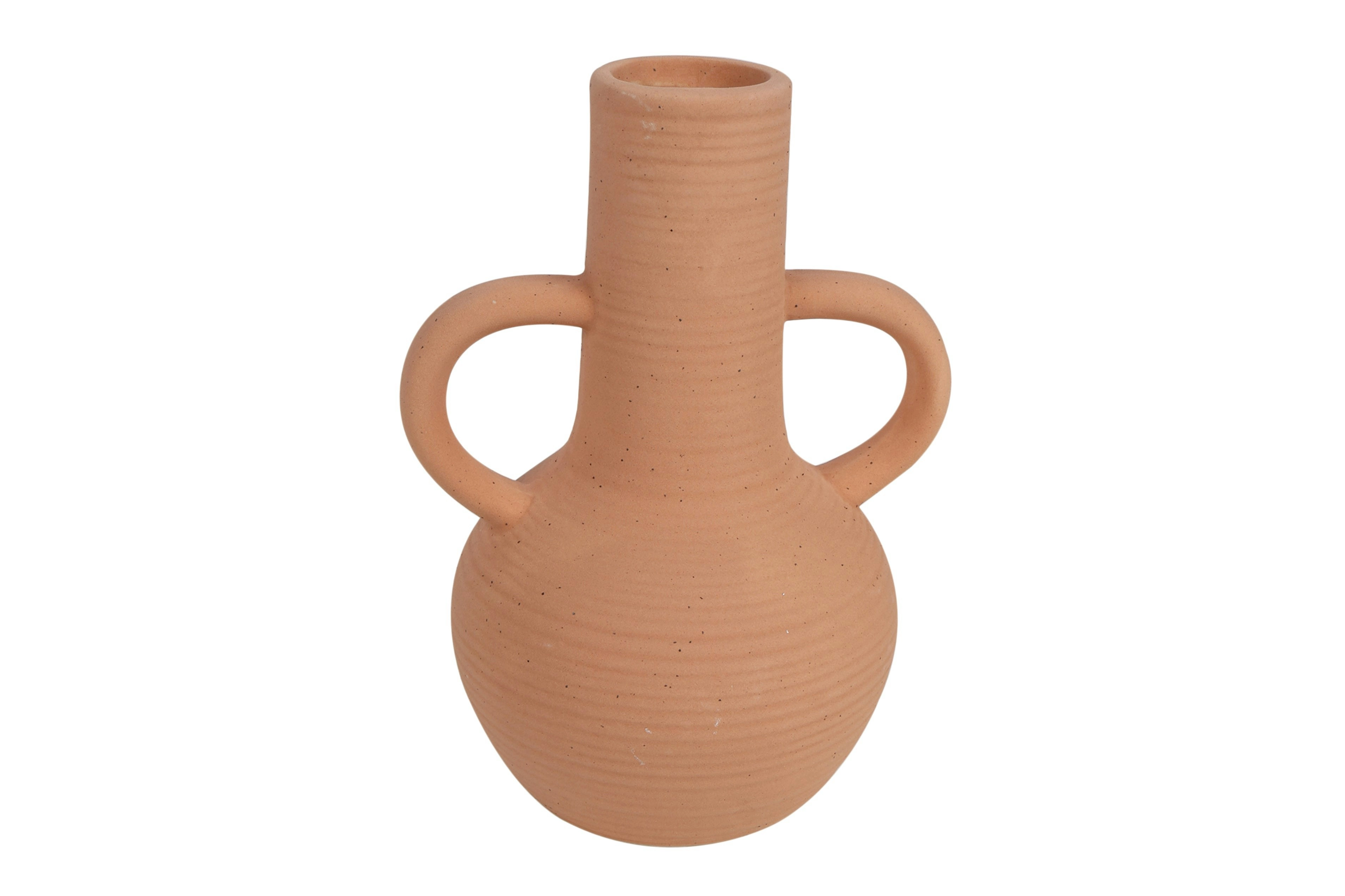 Paola Ceramic Vase Terracotta 15.5 x 12 x 9.5cm