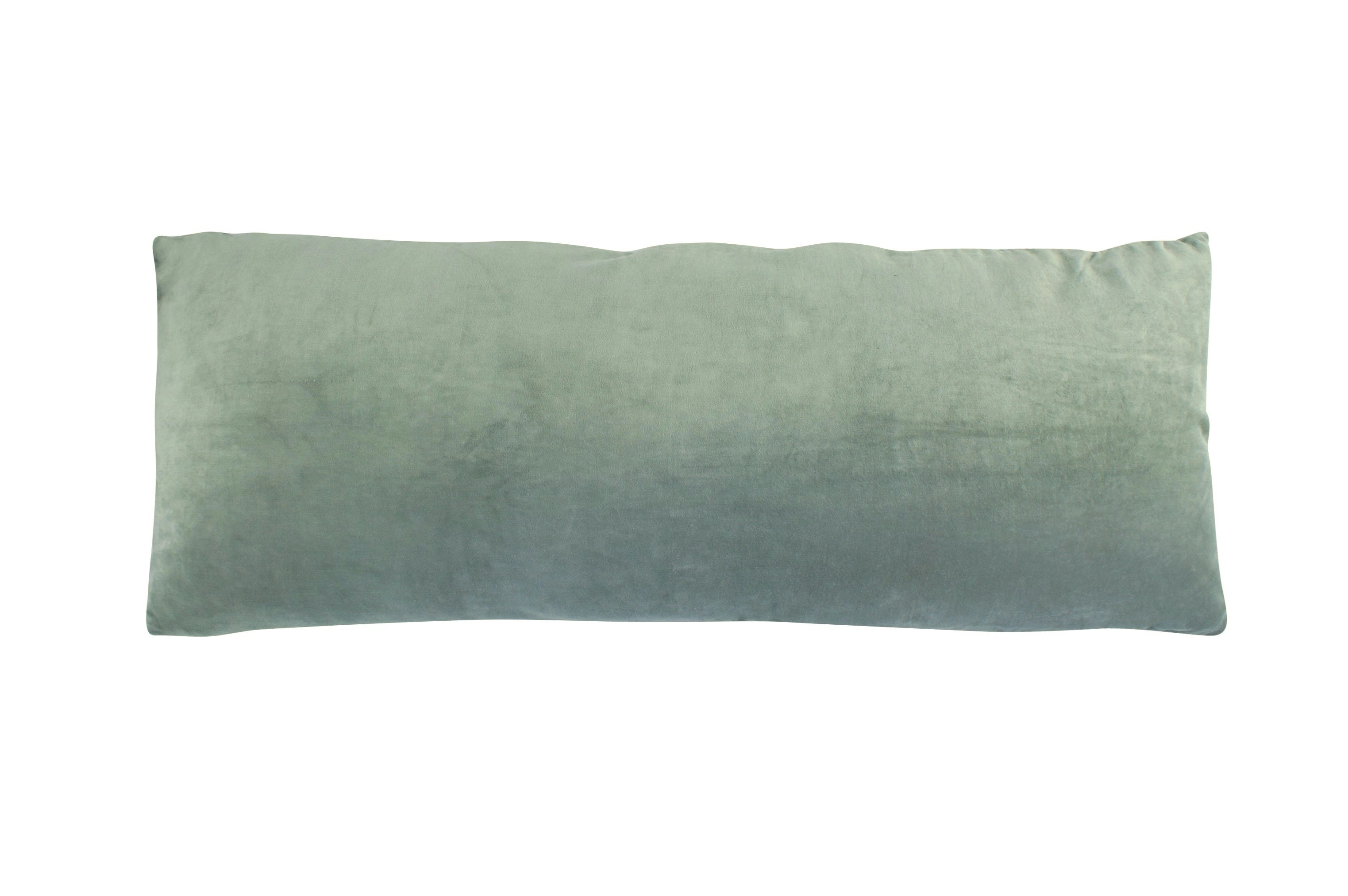 Sage Velvet Long Cushion