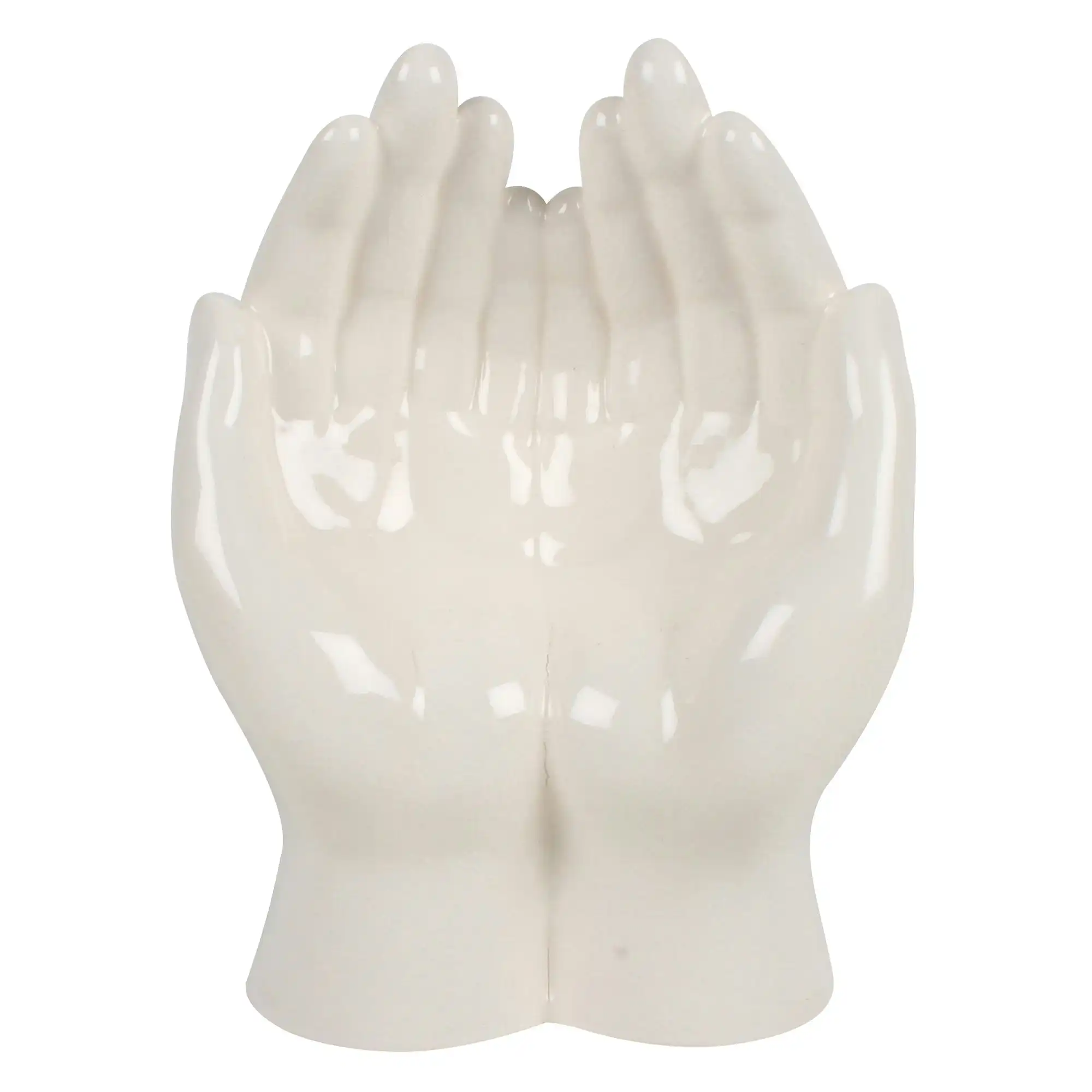 Haven Open Hands Porcelain White