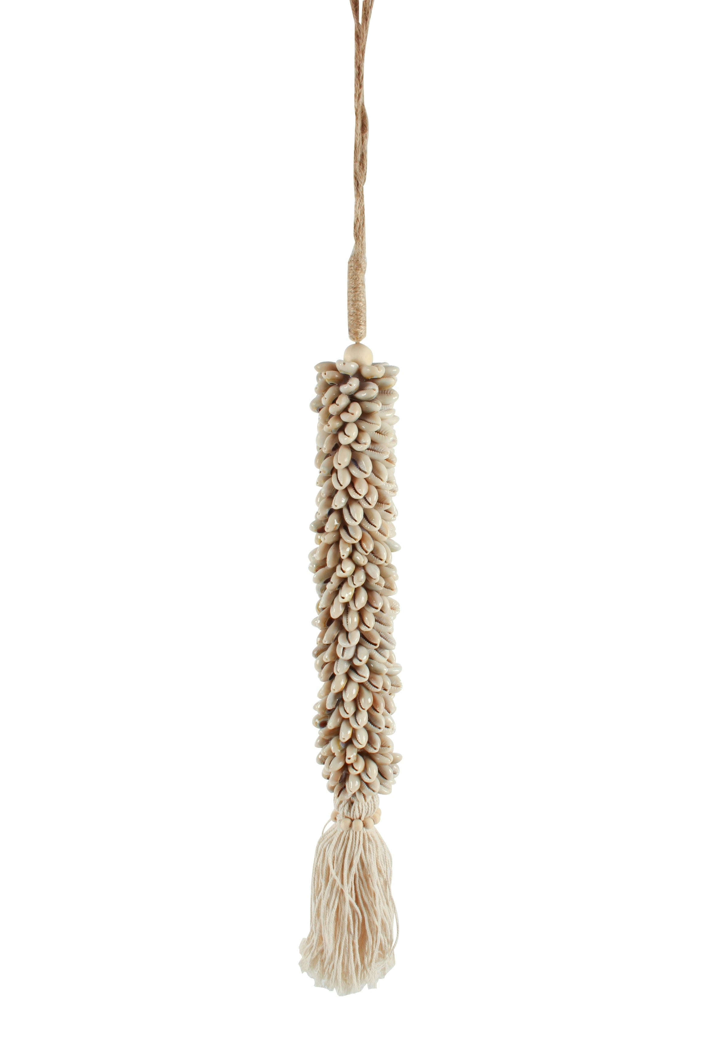 Raka Shell Ornament With Tassel 50cm