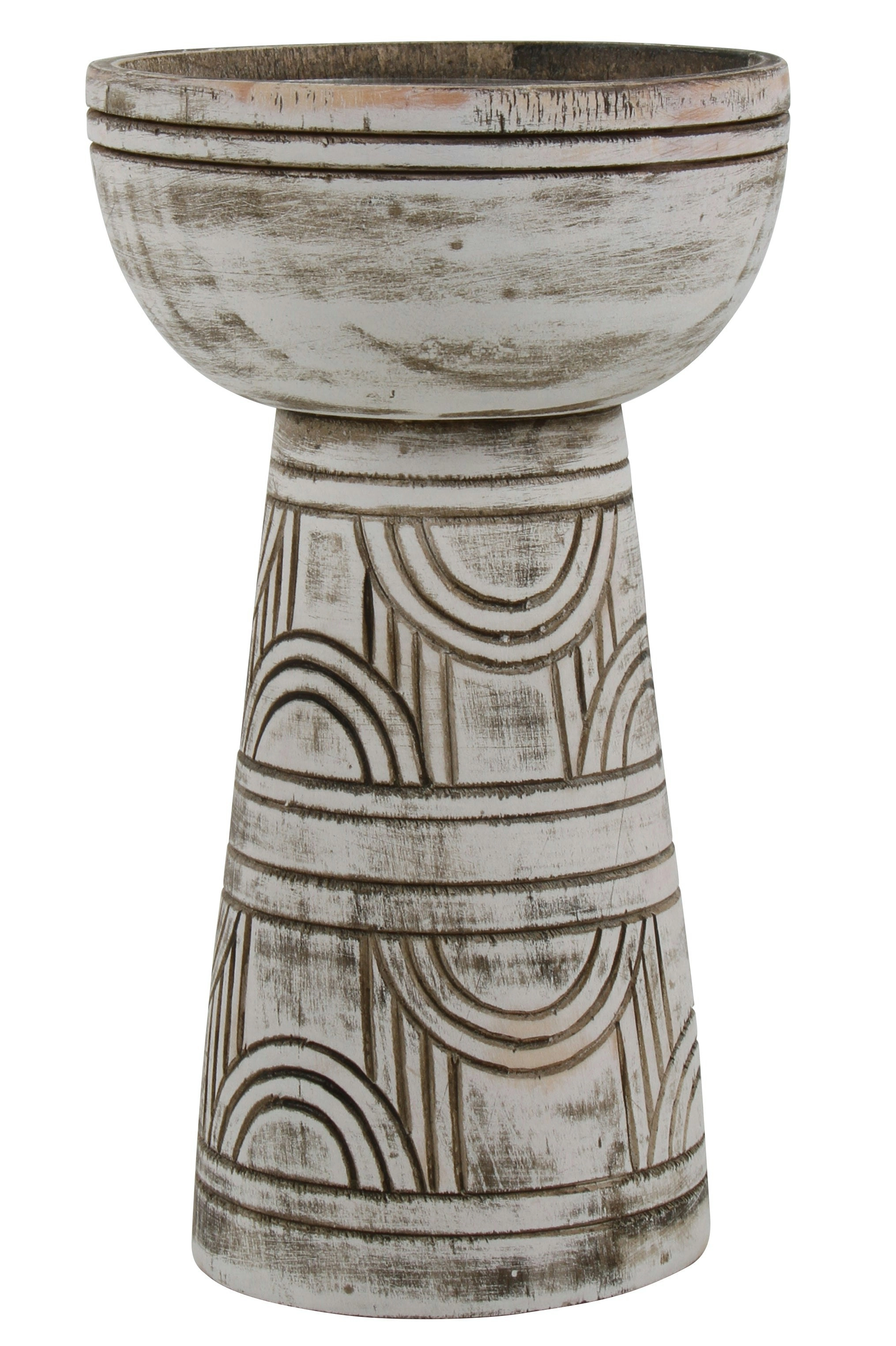 Trinidad Candle Holder Wood 18 x 10 x 10cm