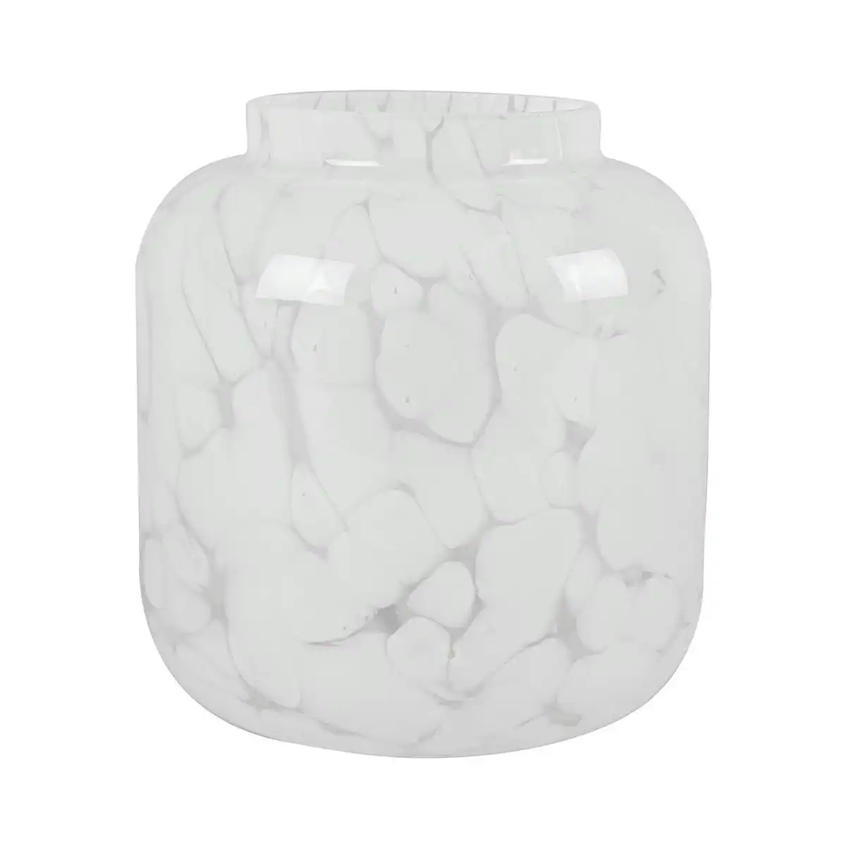 Mia Marble Glass Vase 18 x 17 cm