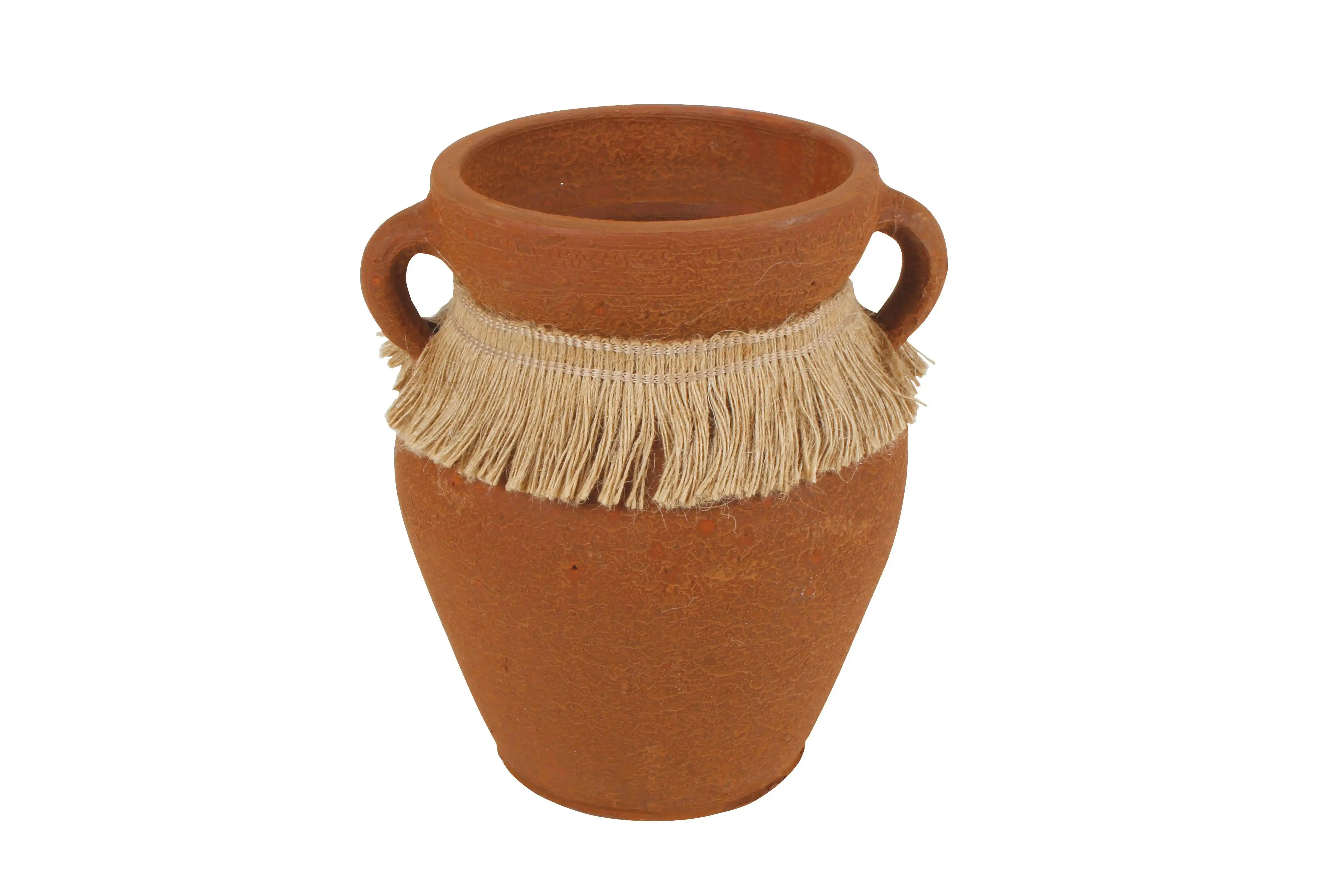 Aicha Terracotta Vase 21cm