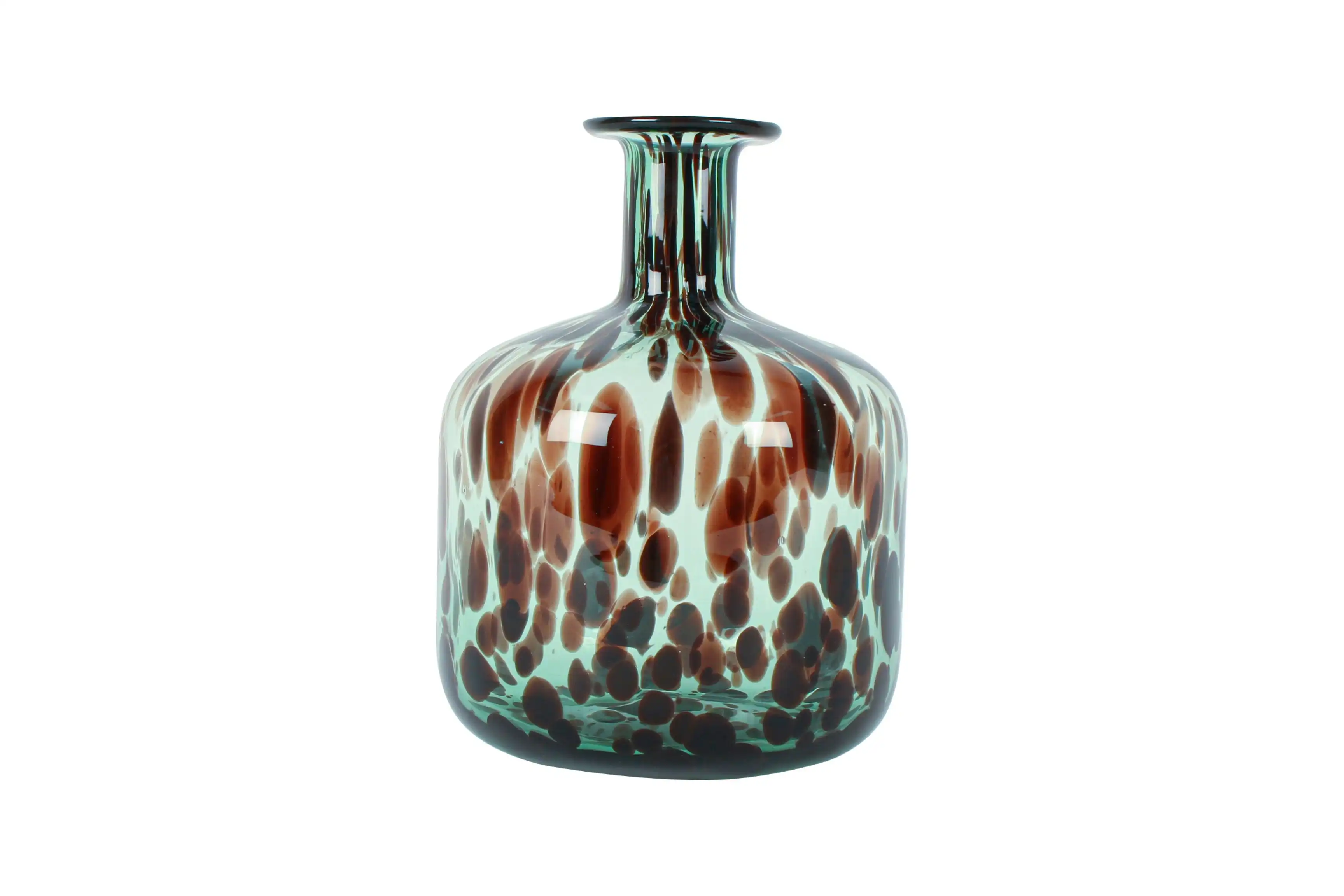 Arlo Emerald Leopard Vase 22 x 16cm