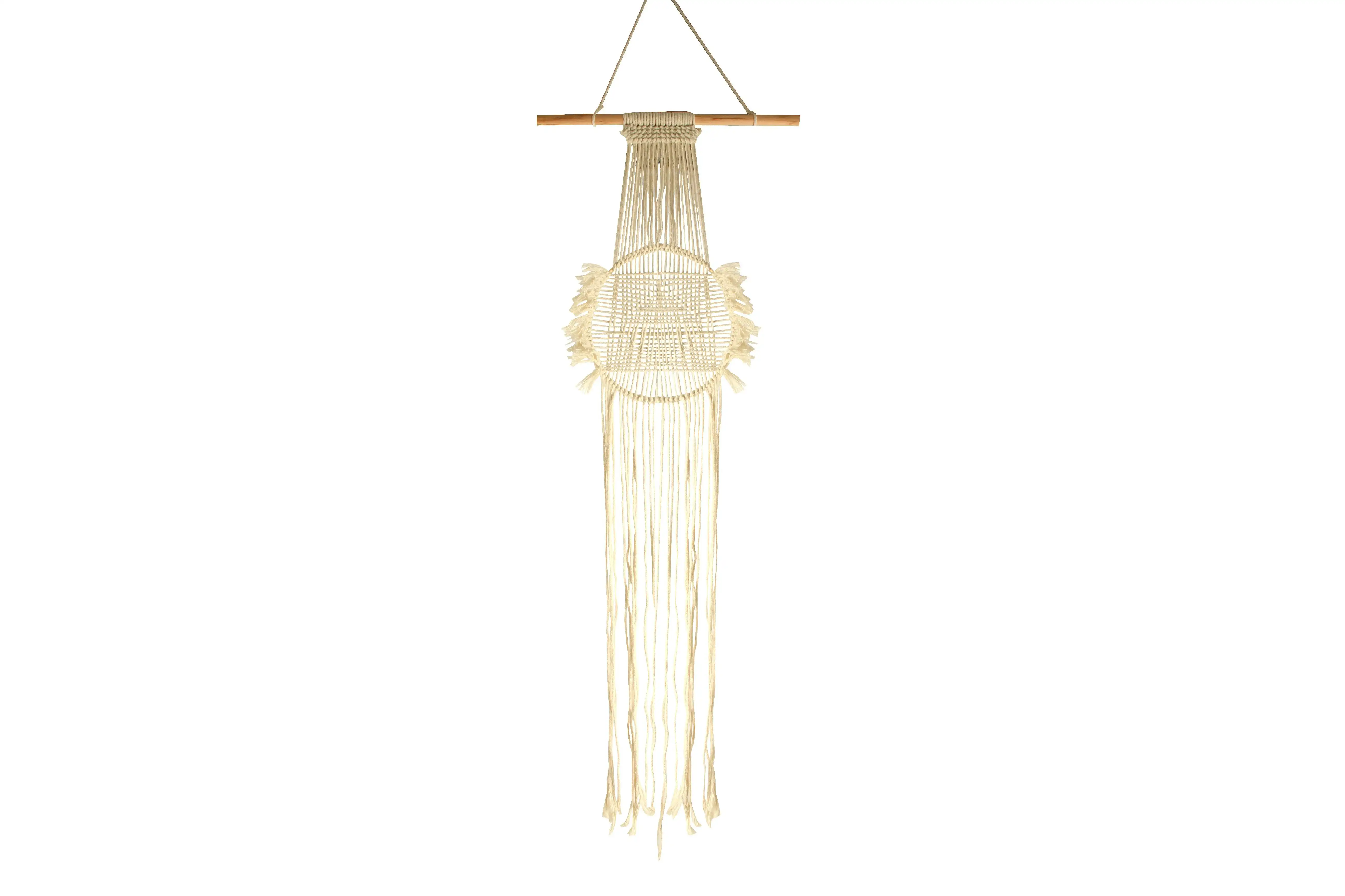 Adaline Macrame Bamboo Wall Deco 110 cm