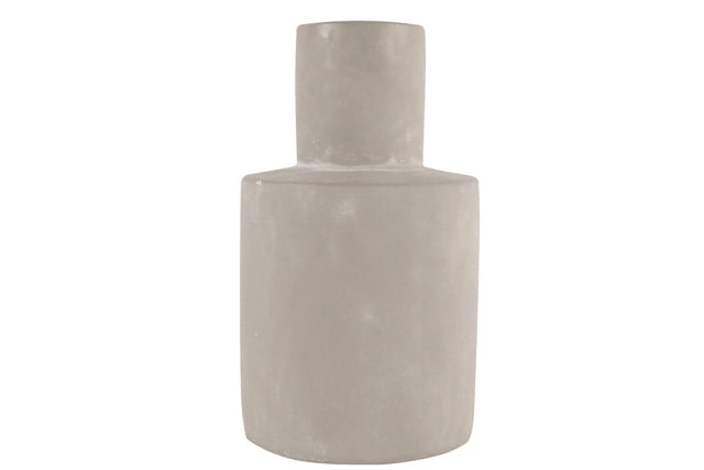 Antonio Concrete Vase Grey 20.5 x 12cm