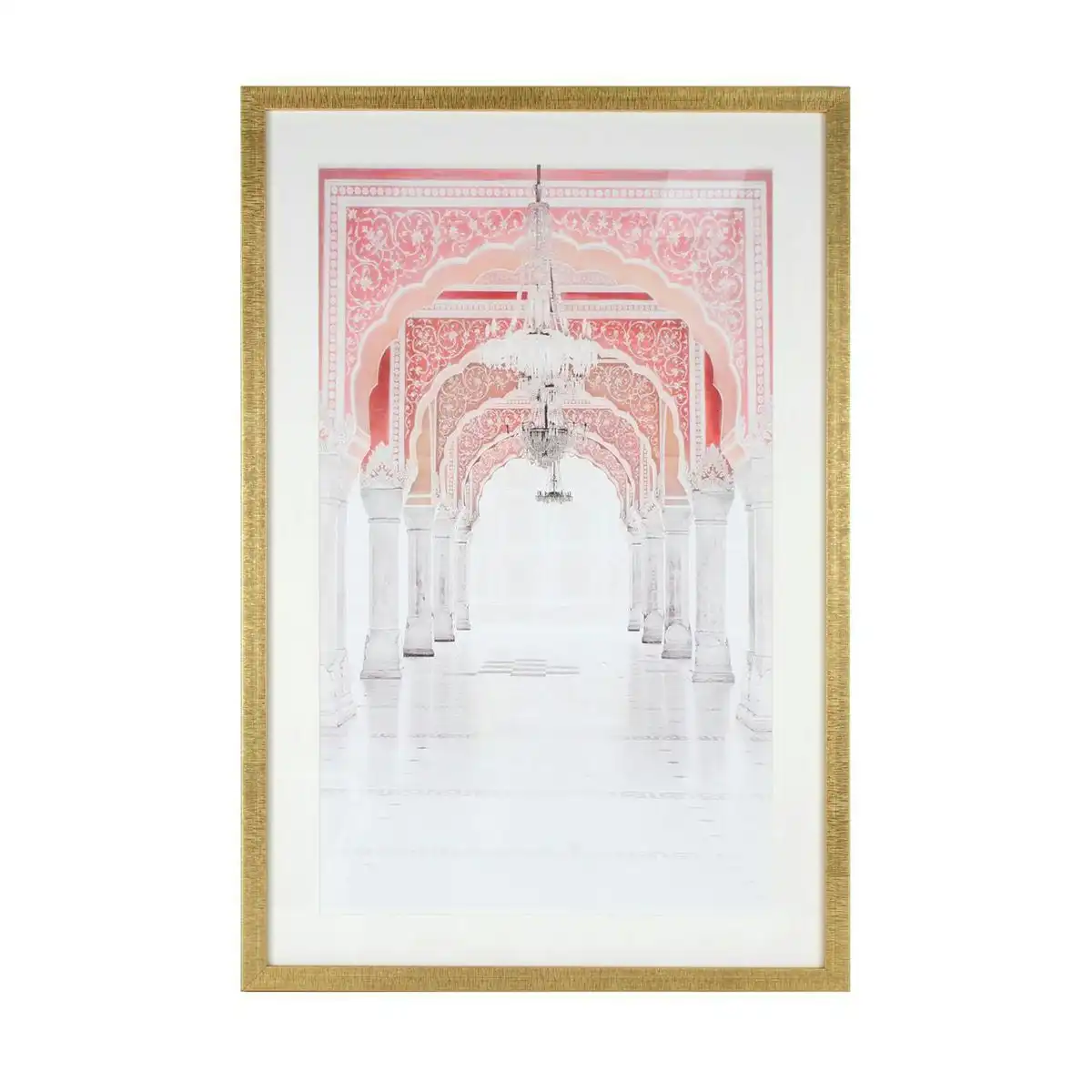 Brielle Vestibule Art Framed In Glass 90 x 60cm