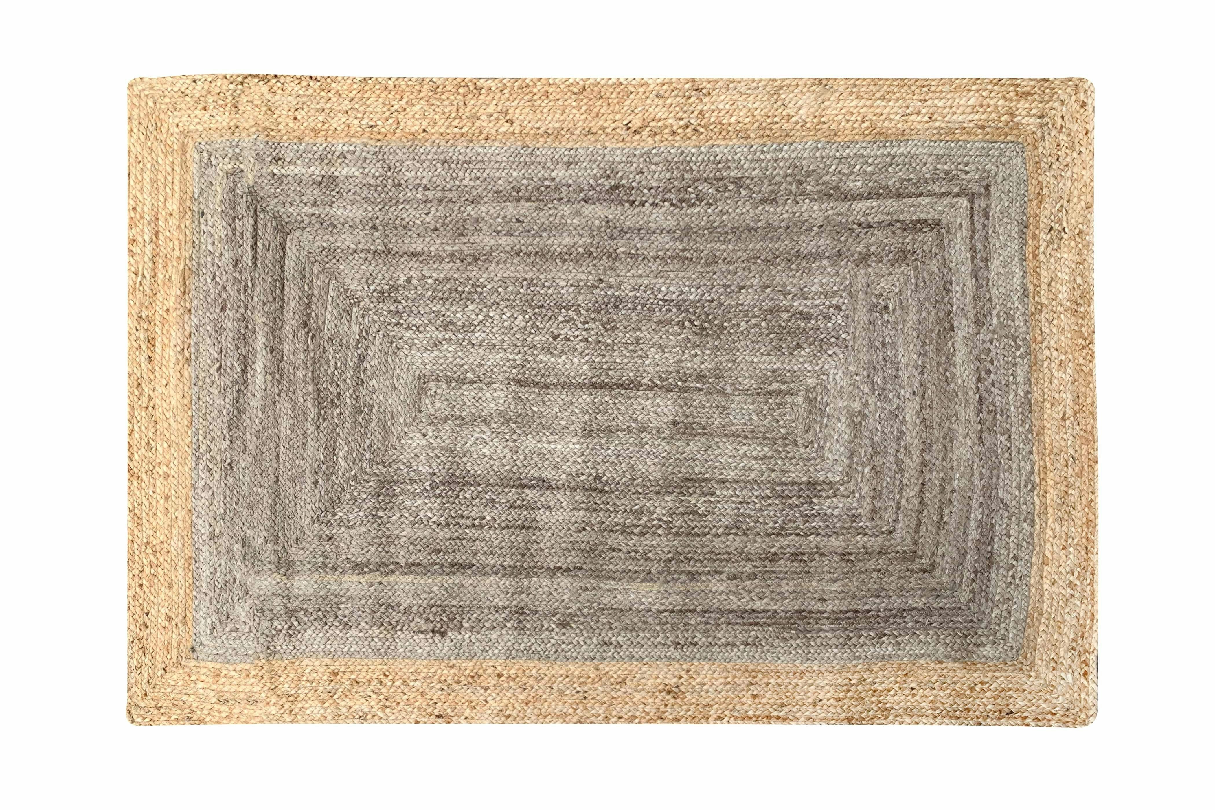 Jasmine Border Jute Rug 180 x 120cm