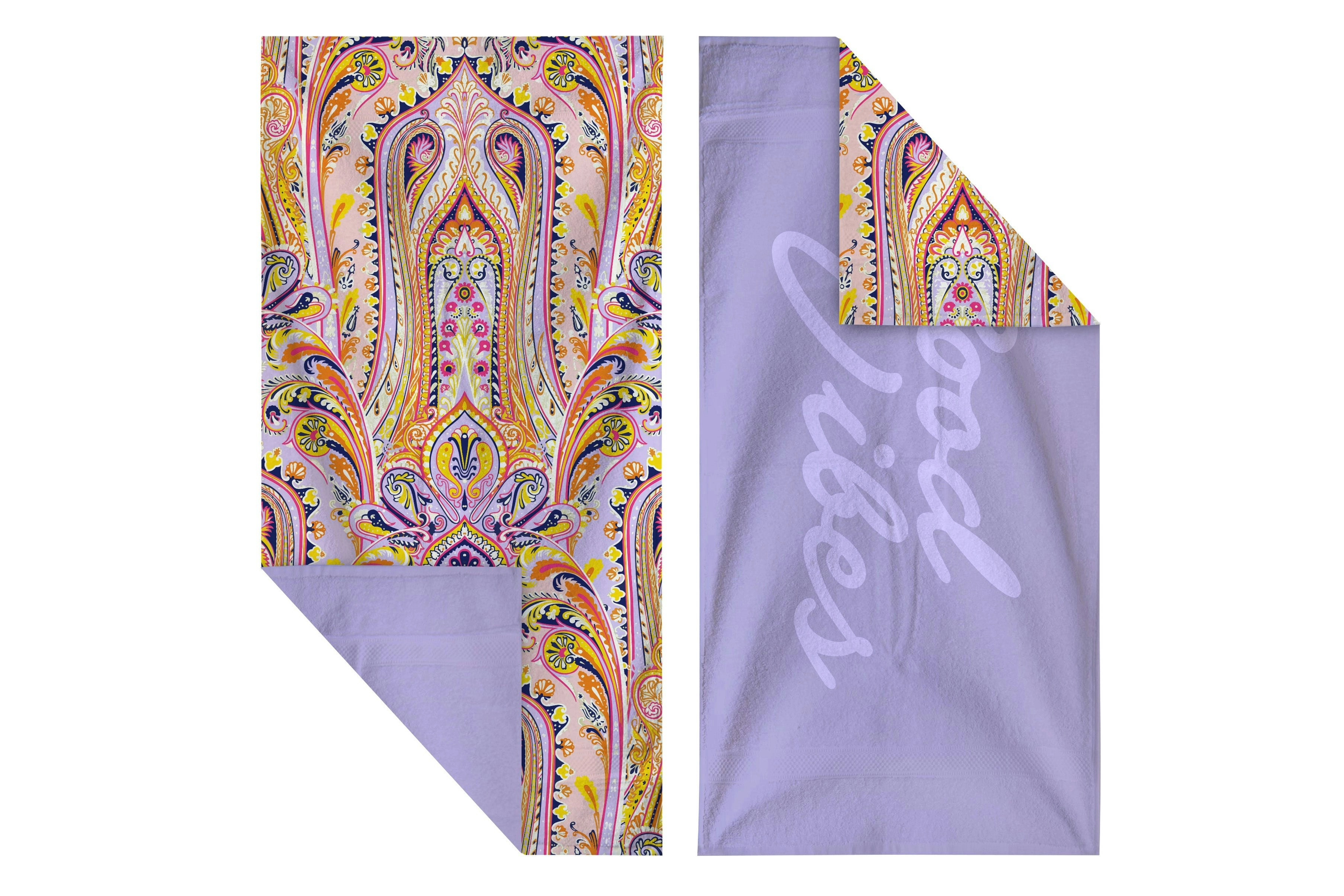 Premium Quick Dry Beach Towel - Nomad Paisley