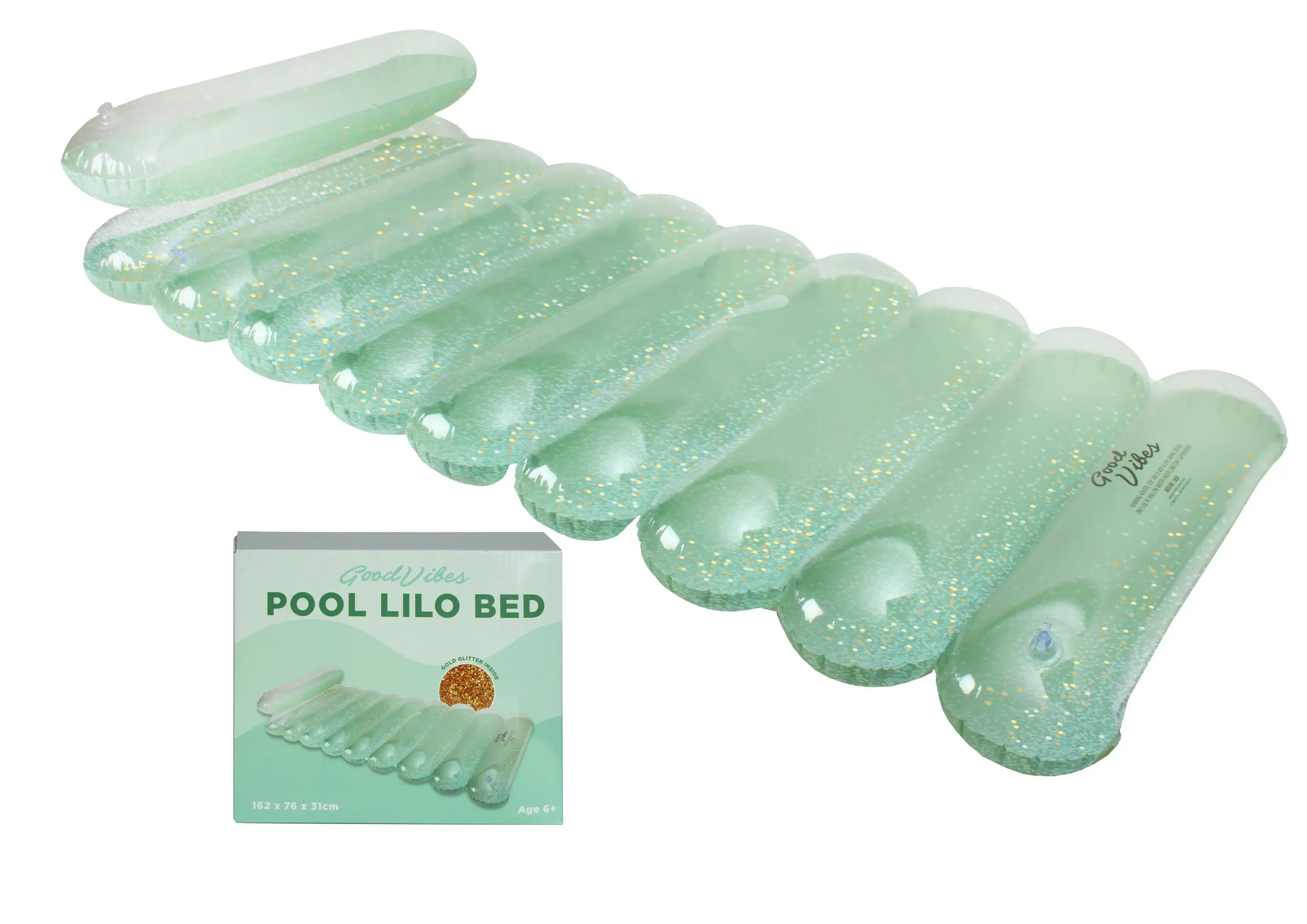 Good Vibes Pool Lilo Bed 162 x 76 x 31cm