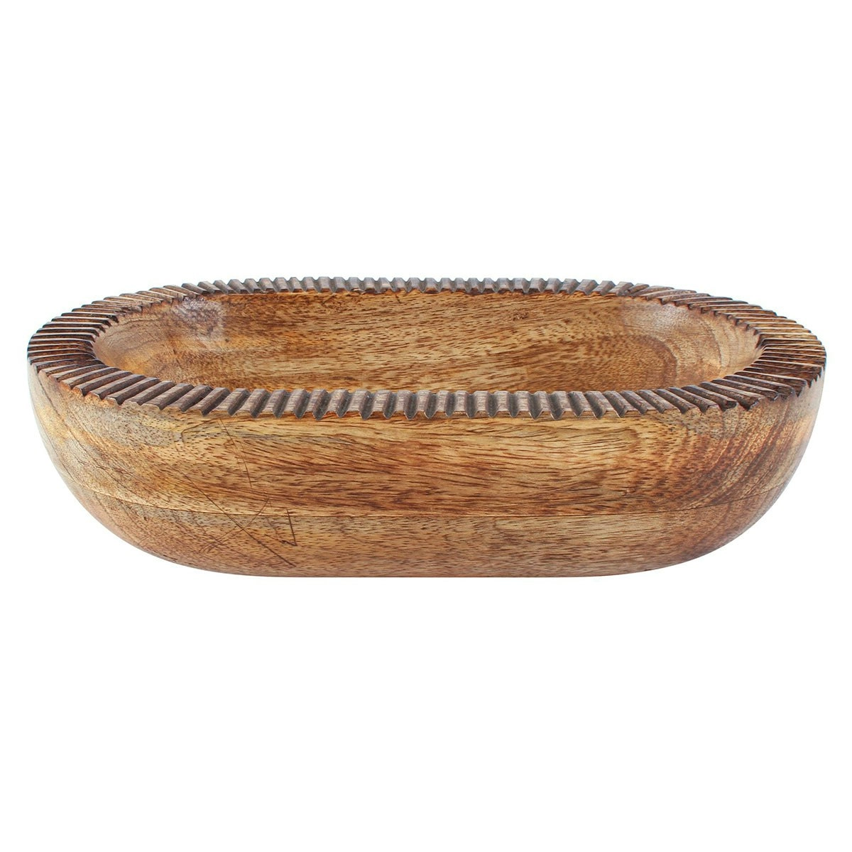 Mango Wood Oval Bowl 30 x 18 x 8cm