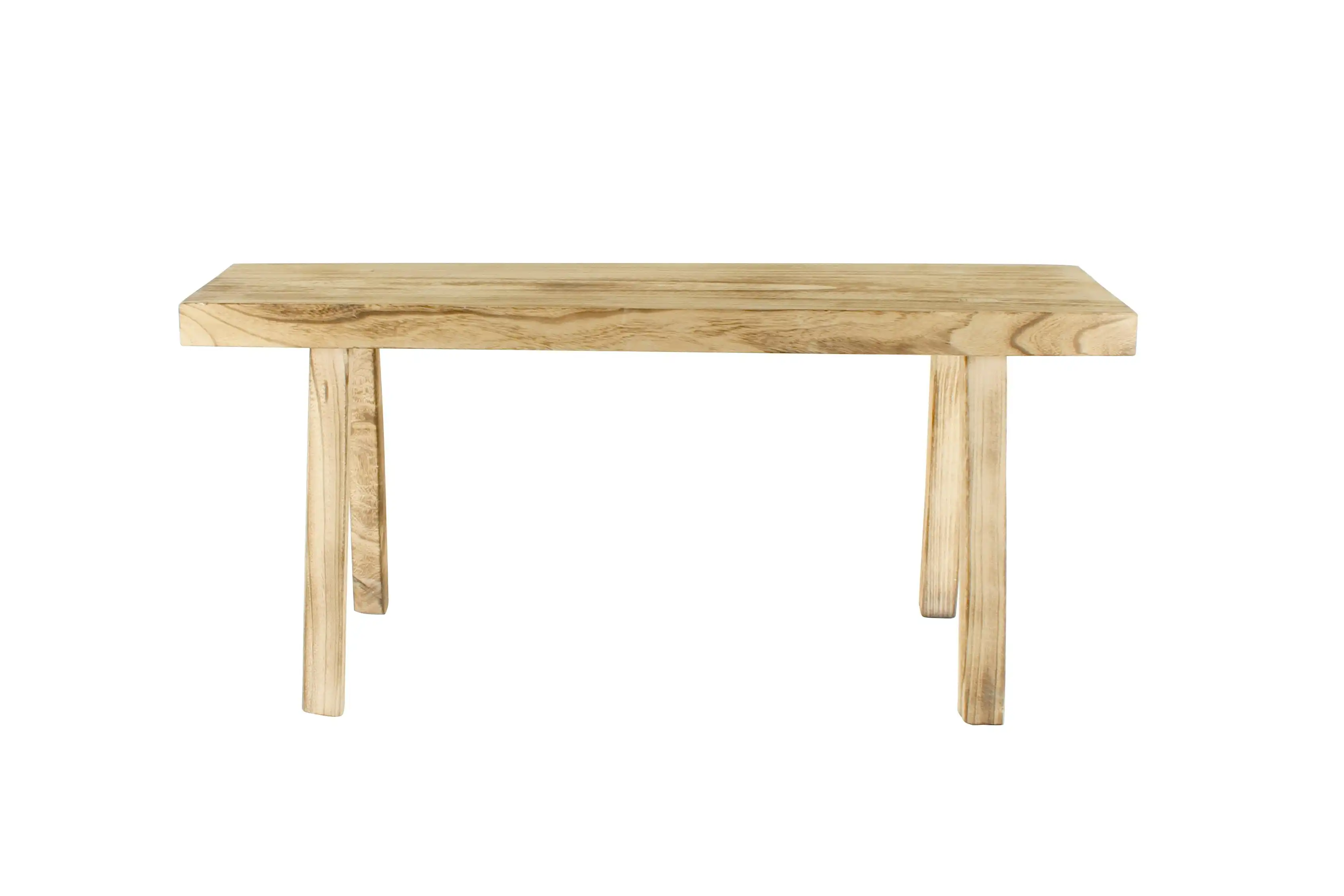 Natural Colour, Wood, Console Bench, 110 x 50 x 28cm