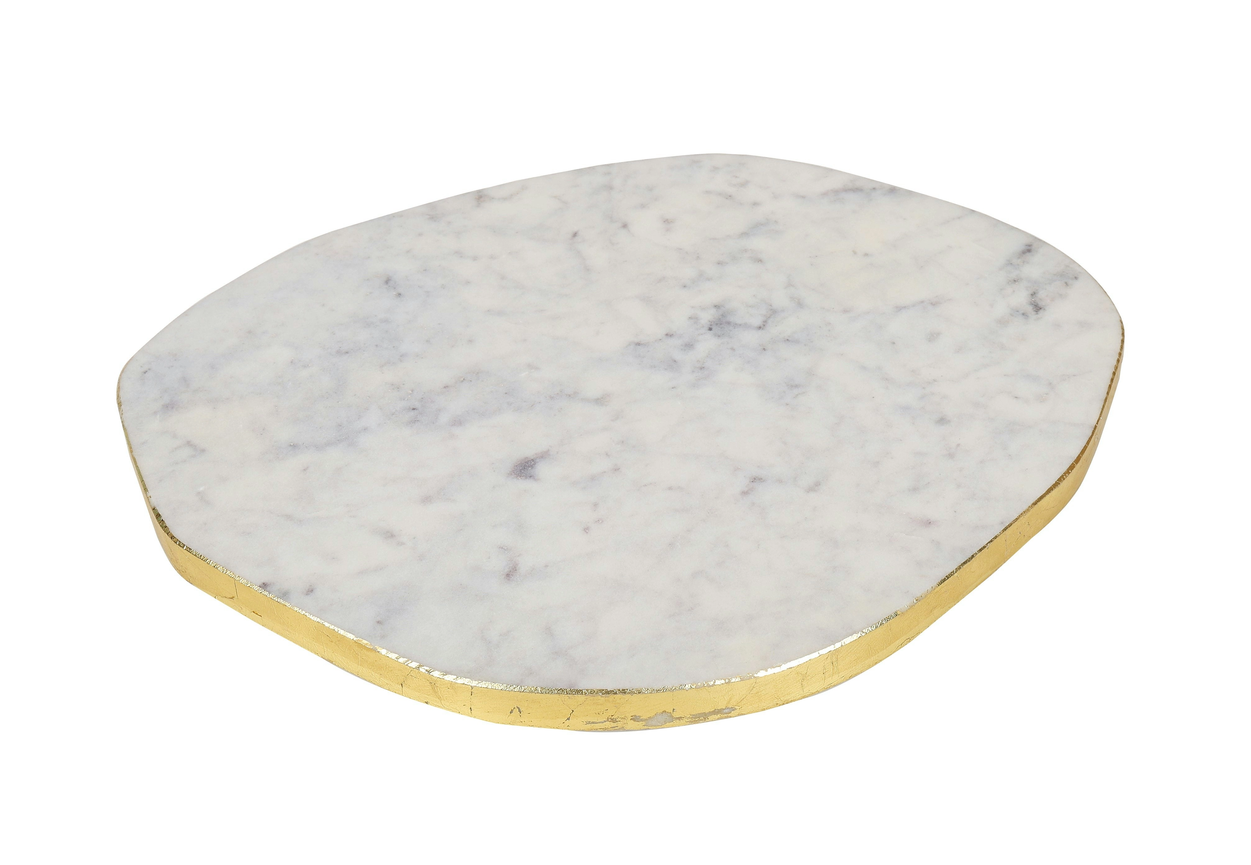 Wendell Marble Cheeseboard With Gold Foil Large