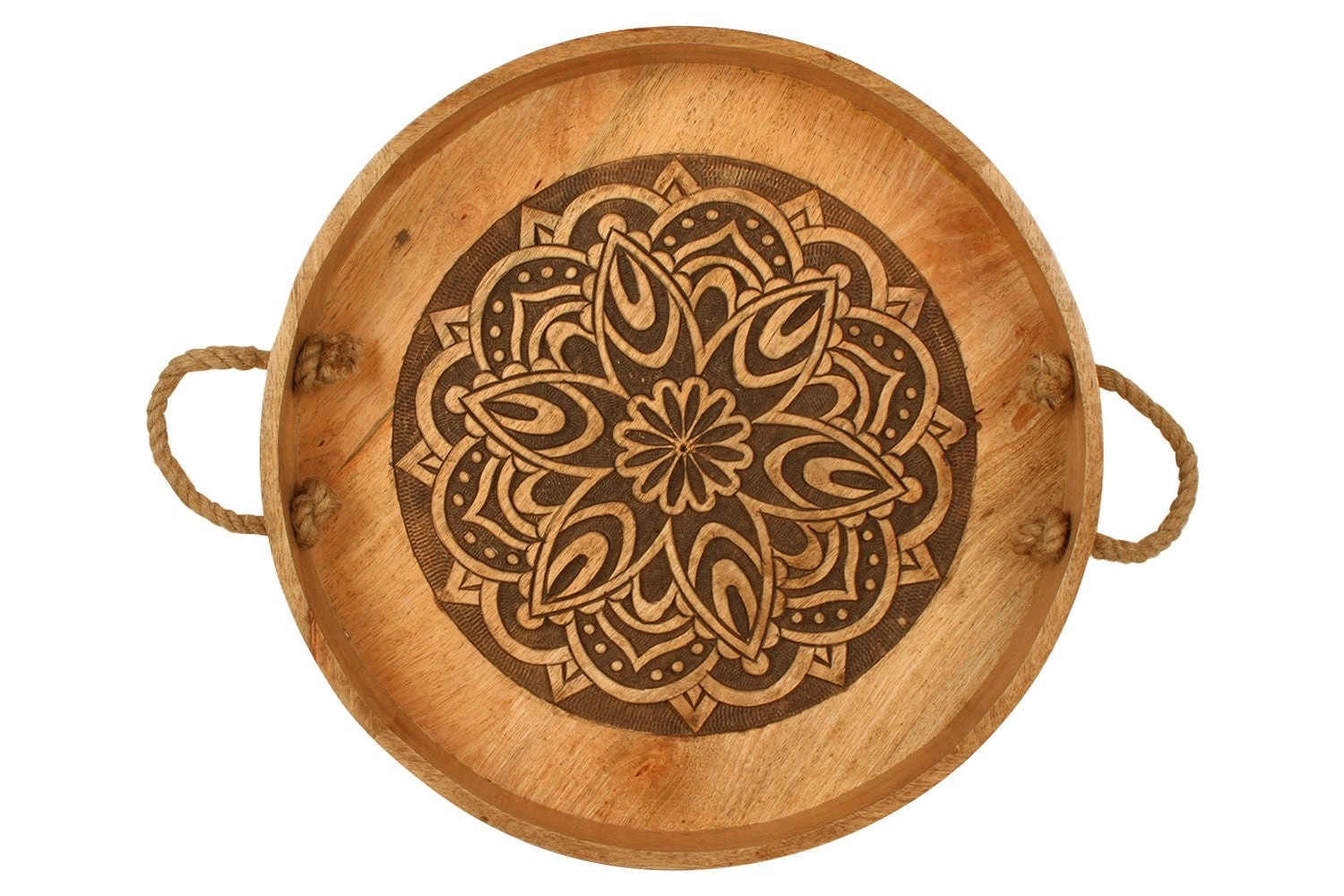 Harmony Mango Wood Round Tray