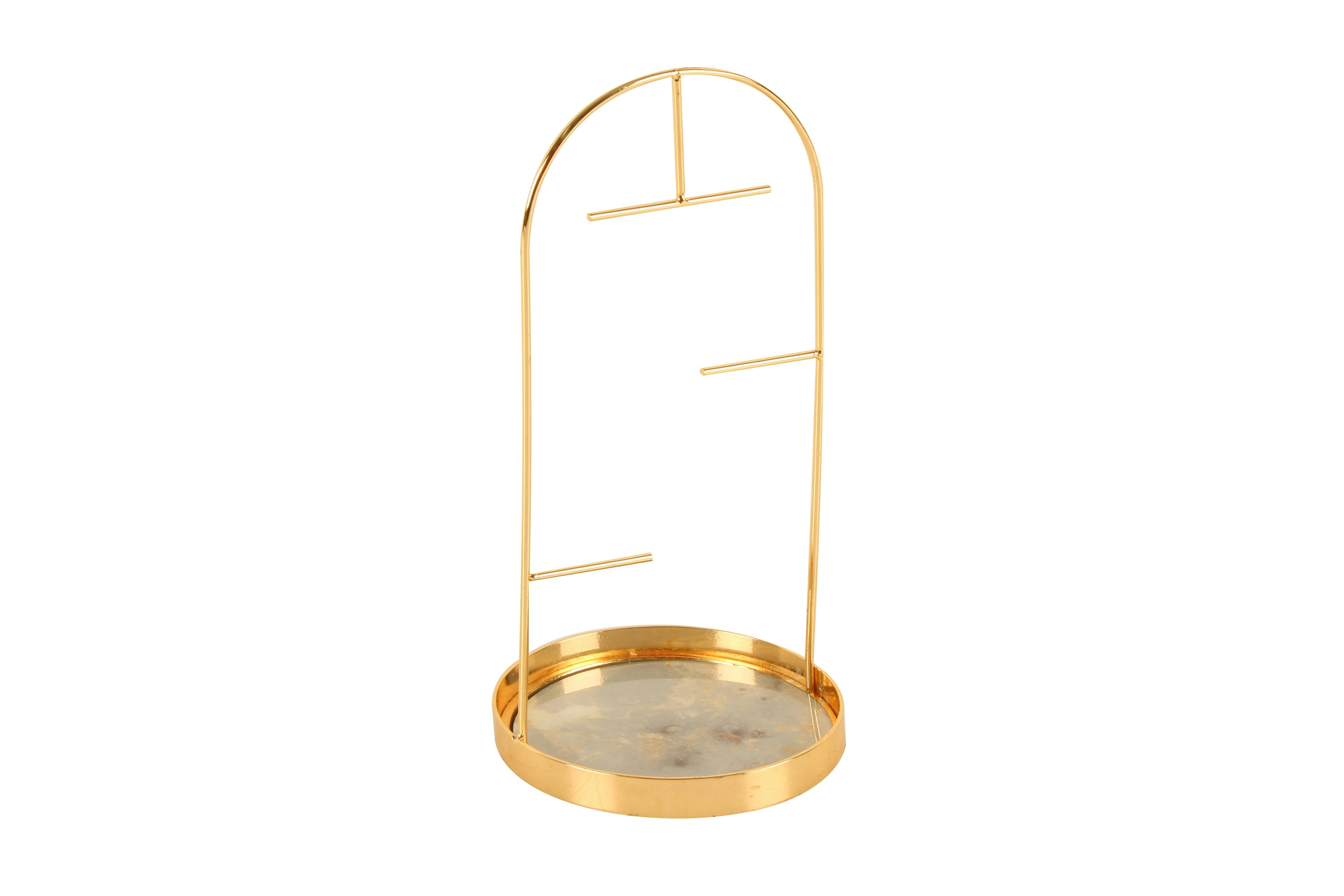 Weslan Curved Metal Jewellery Stand