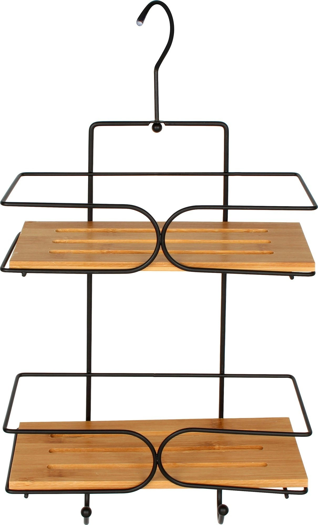 Bamboo Shower Caddy Matte Black