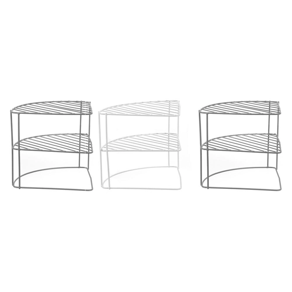 3x Boxsweden Wire Corner Kitchen Rack Large 26cm Home Organiser Storage Assort.