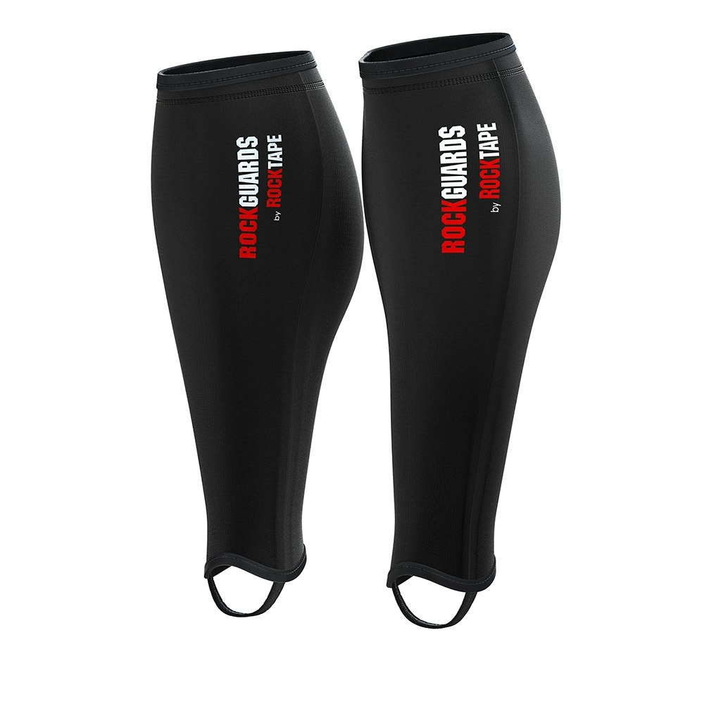 Rocktape Large RockGuard Shin Protection Climb/CrossFit Support Compression BK